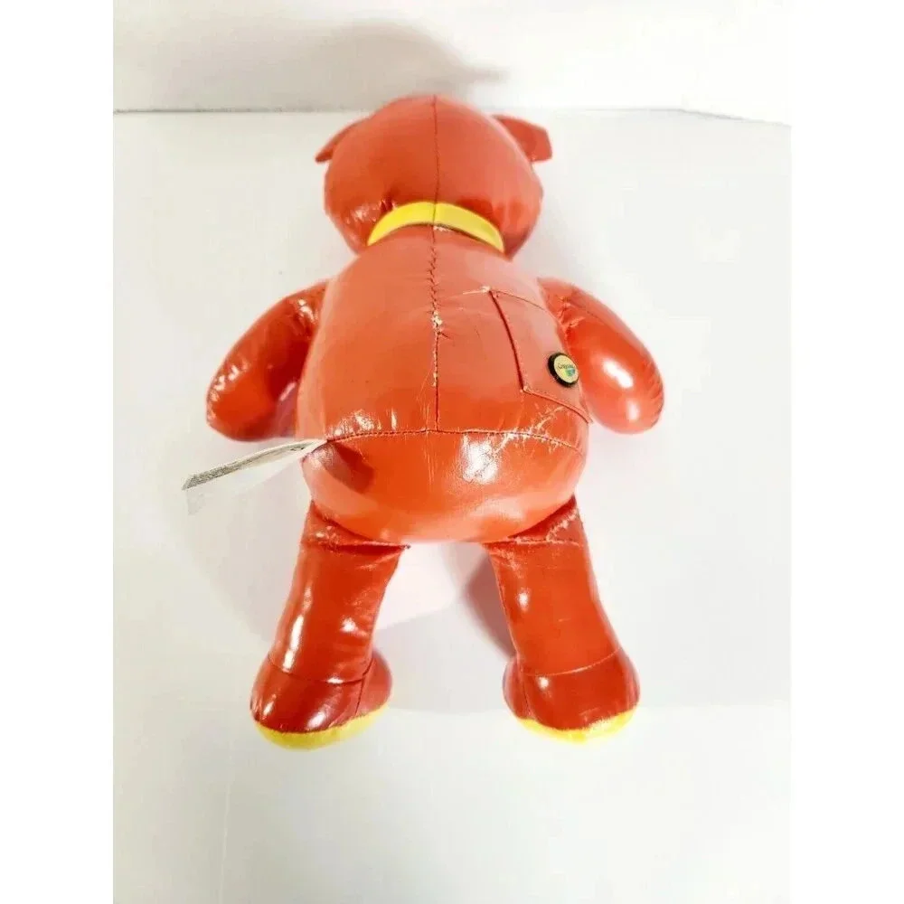 Crayola Binney & Smith Doodle Scribble Bear Plush Pleather Orange & Yell…